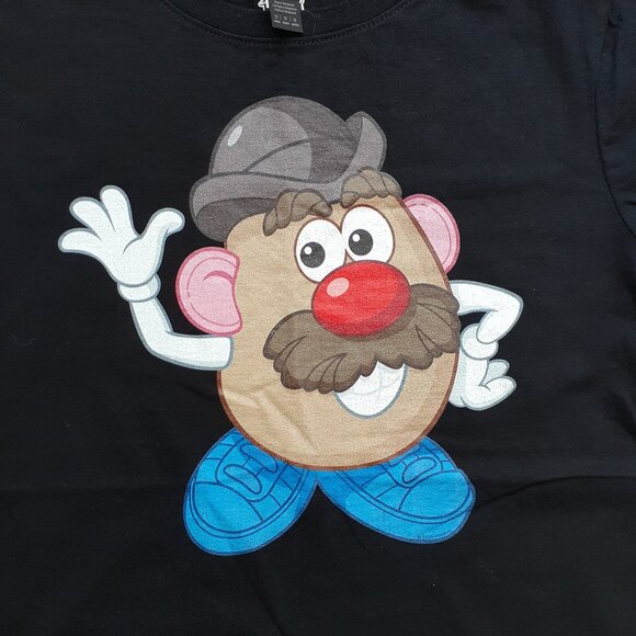Mr. Potato Head - New Women's Medium Black T-Shirt - Picture 2 of 5